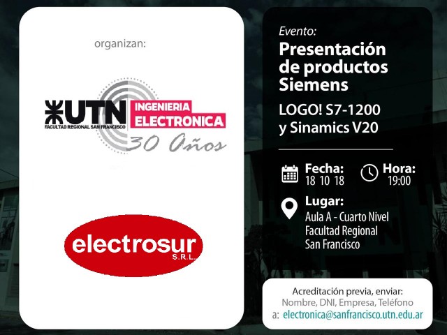 Este jueves se realiza la presentación de productos Siemens