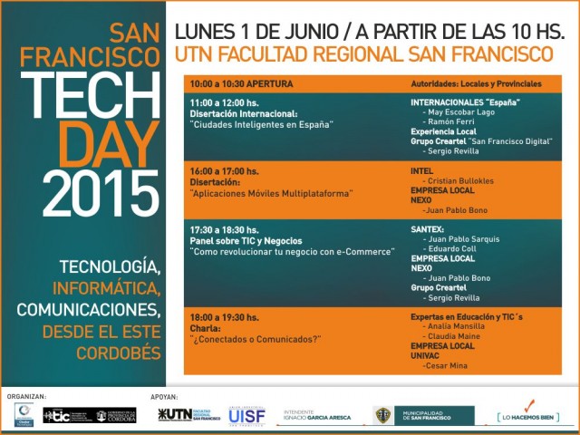 Se realizará en nuestra Facultad el "San Francisco Tech Day 2015"