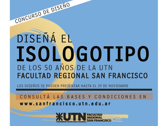 Lanzamos el Concurso de Isologotipo de los 50 años de nuestra Facultad Regional