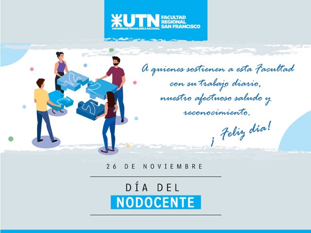 ¡Feliz día a los trabajadores Nodocentes!