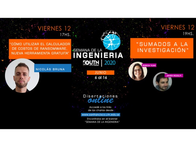 Seguridad informática y el trabajo de investigación, temas de las charlas de este viernes