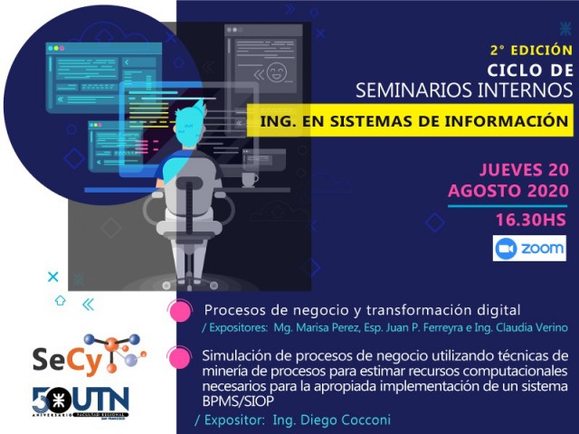 Continúa el Ciclo de Seminarios Internos de Ingeniería en Sistemas de Información