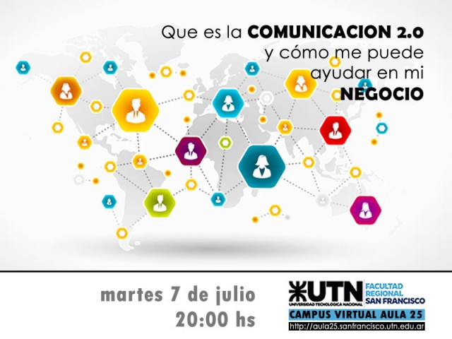 "Comunicación 2.0", tema de una nueva capacitación de Aula 25