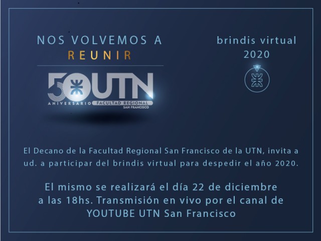 Nos volvemos a reunir en un brindis virtual.