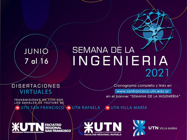 Con una amplia agenda virtual, ya se palpita la Semana de la Ingeniería 2021