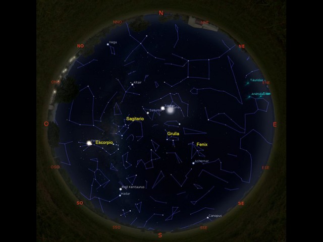 Guía para observar el mapa del cielo de octubre