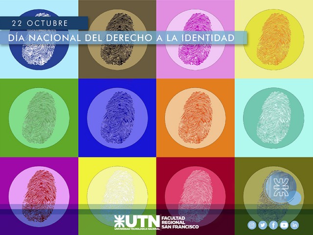 22 de octubre - Día Nacional del Derecho a la Identidad