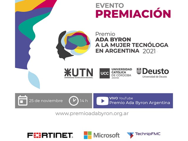 Segunda Edición del Premio Ada Byron 2021 a la Mujer Tecnóloga