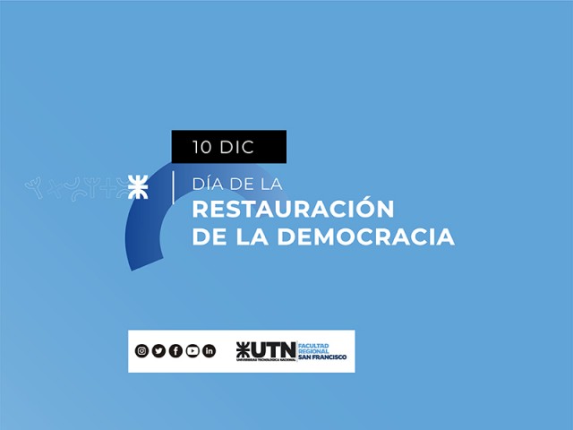 10 de diciembre - Día de la Restauración de la Democracia