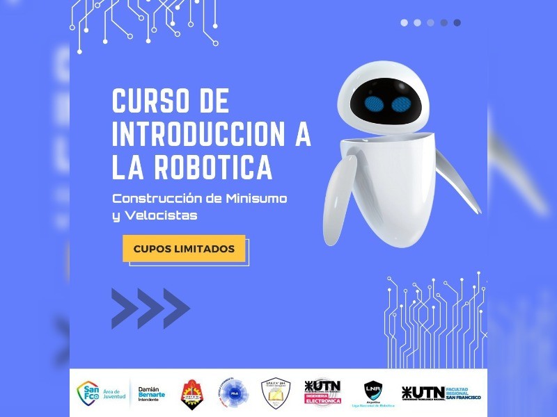 Hacia la Competencia Nacional: abrieron las inscripciones para el Curso de Introducción a la Robótica