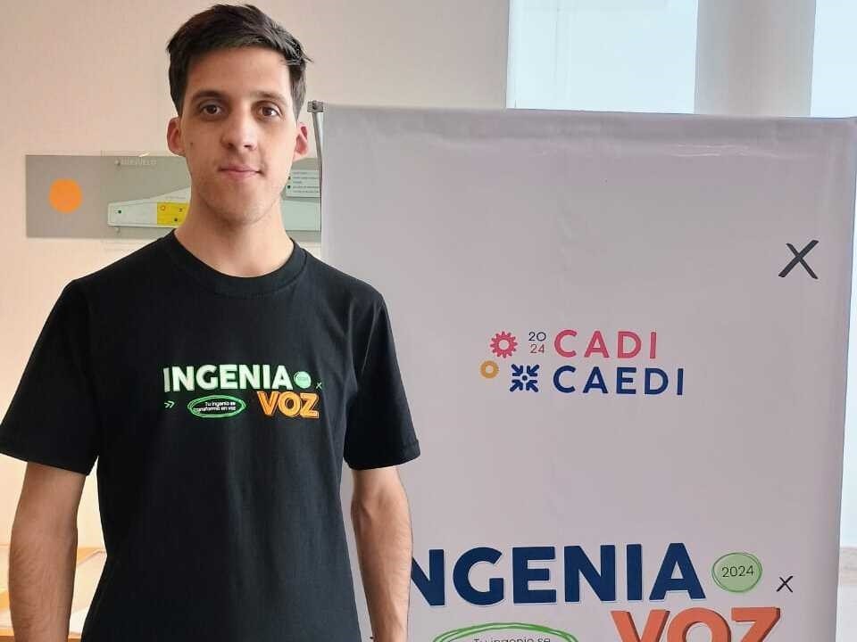 Estudiante avanzado de nuestra Facultad presentó en un congreso nacional un proyecto de investigación innovador