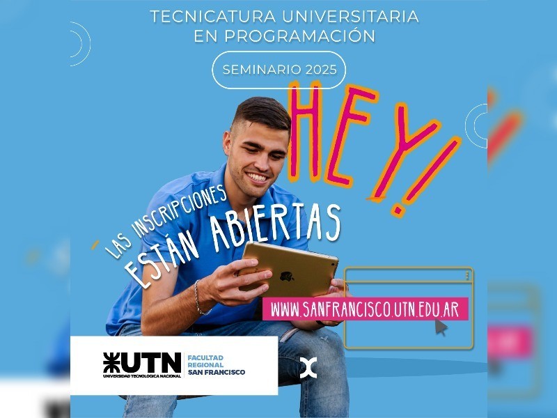 Abrieron las inscripciones al Seminario de Ingreso de la Tecnicatura Universitaria en Programación