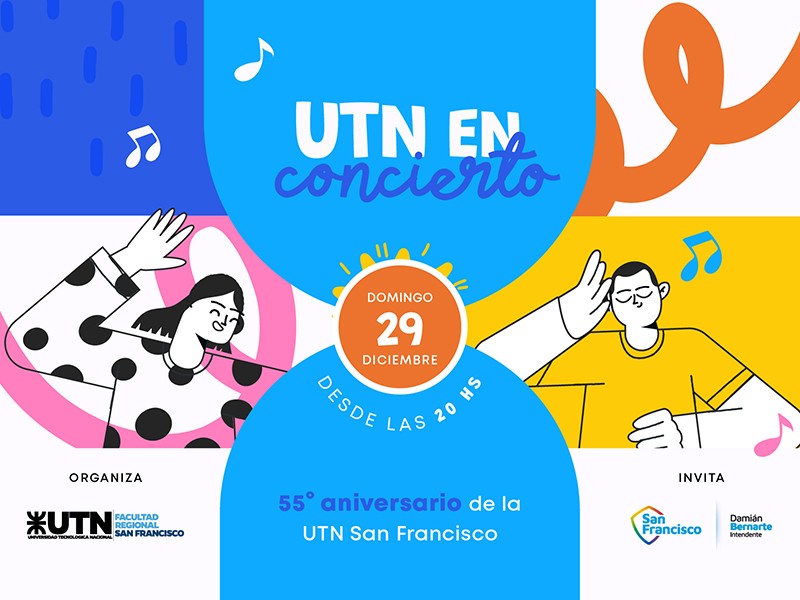 UTN en Concierto: solidaridad, música y danzas para celebrar los 55 años de nuestra Facultad