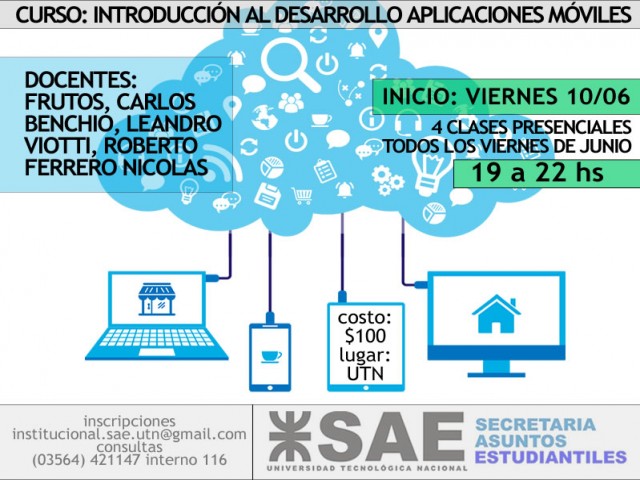 Dictarán curso de desarrollo de aplicaciones móviles para estudiantes de nivel medio