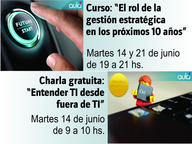 Aula 25 brindará un curso online y una charla gratuita el martes 14