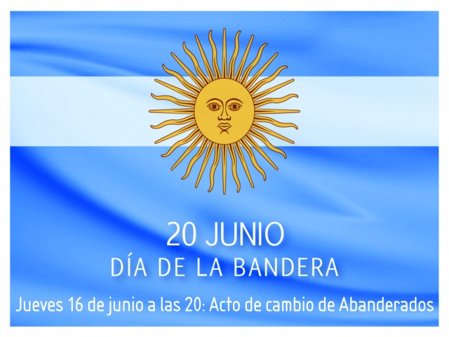 Este jueves 16 se realizará el acto de cambio de abanderados