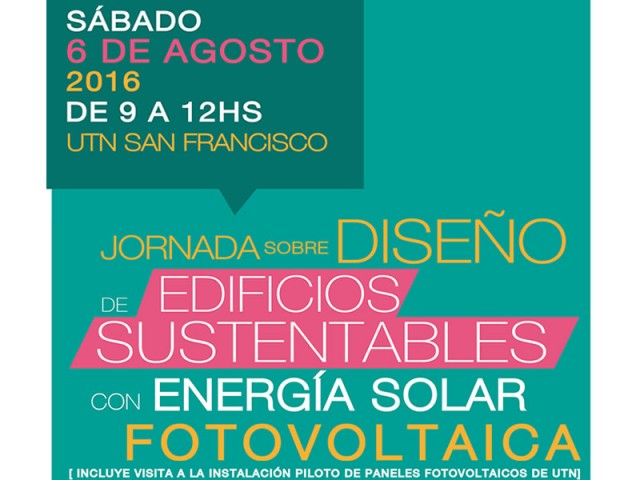 Se realizará una jornada sobre la integración edilicia de las energías renovables