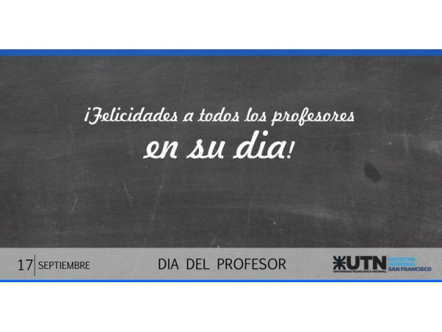 Hoy, 17 de septiembre, es el Día del Profesor