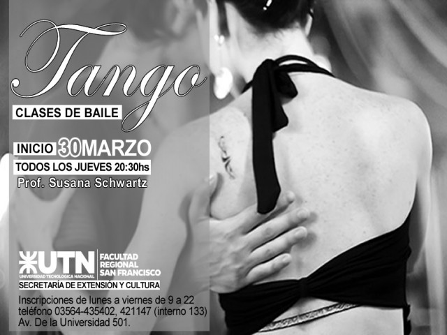 El Tango llega a la UTN San Francisco