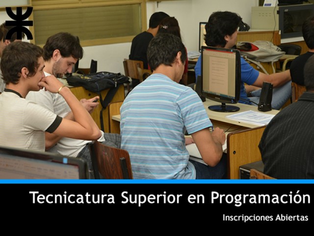 UTN: Siguen las inscripciones para la Tecnicatura Superior en Programación