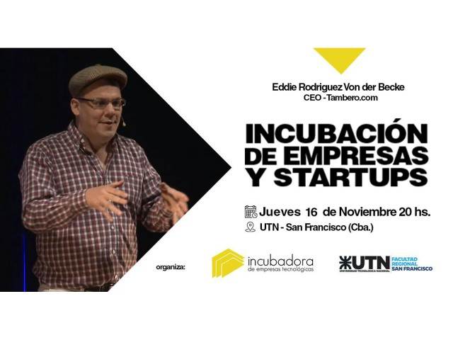 Eddie Rodríguez, fundador de "Tambero.com", disertará este jueves nuestra Facultad