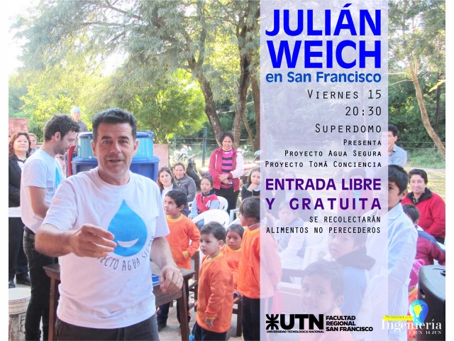 Llega Julián Weich a presentar proyectos con impacto social